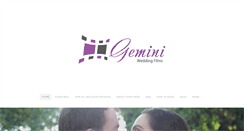 Desktop Screenshot of geminiweddingfilms.com